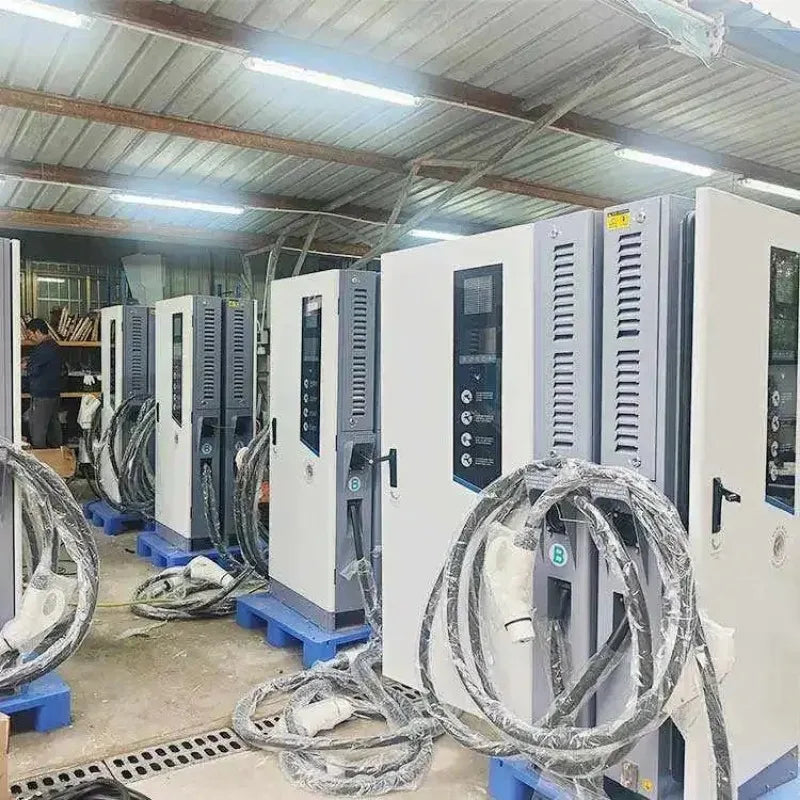 120kW DC EV Car Charger - Dual Socket Commercial Charging Station with Display and Payment System for Electric Vehicles and Trucks
